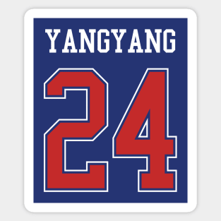 Yangyang's hockey jersey - 90's love (NCT) Sticker